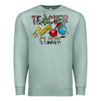 Seafoam Teacher Calus Premium Sweatshirt - CowhideDigitalArt