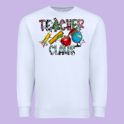 Teacher Calus Premium Sweatshirt Designed By Cowhidedigitalart