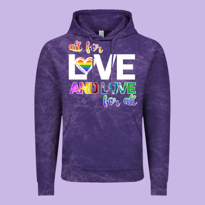 All For Love And Love For All Vintage Hoodie Designed By Bettercallsaul