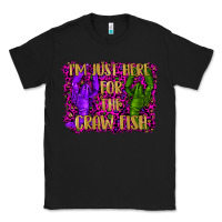 Black mardi gras i'm just here for the craw fish with lobster Classic Tee - RanaPortraitStore