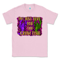 Bubblegum Pink mardi gras i'm just here for the craw fish with lobster Classic Tee - RanaPortraitStore