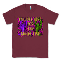 Burgundy mardi gras i'm just here for the craw fish with lobster Classic Tee - RanaPortraitStore