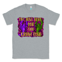 Heather Grey mardi gras i'm just here for the craw fish with lobster Classic Tee - RanaPortraitStore