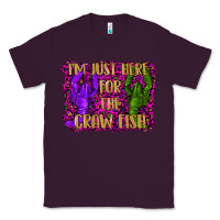 Plum mardi gras i'm just here for the craw fish with lobster Classic Tee - RanaPortraitStore