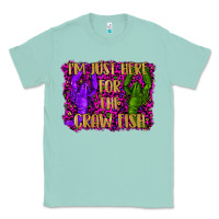 Seafoam mardi gras i'm just here for the craw fish with lobster Classic Tee - RanaPortraitStore