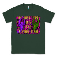 Sports Green mardi gras i'm just here for the craw fish with lobster Classic Tee - RanaPortraitStore