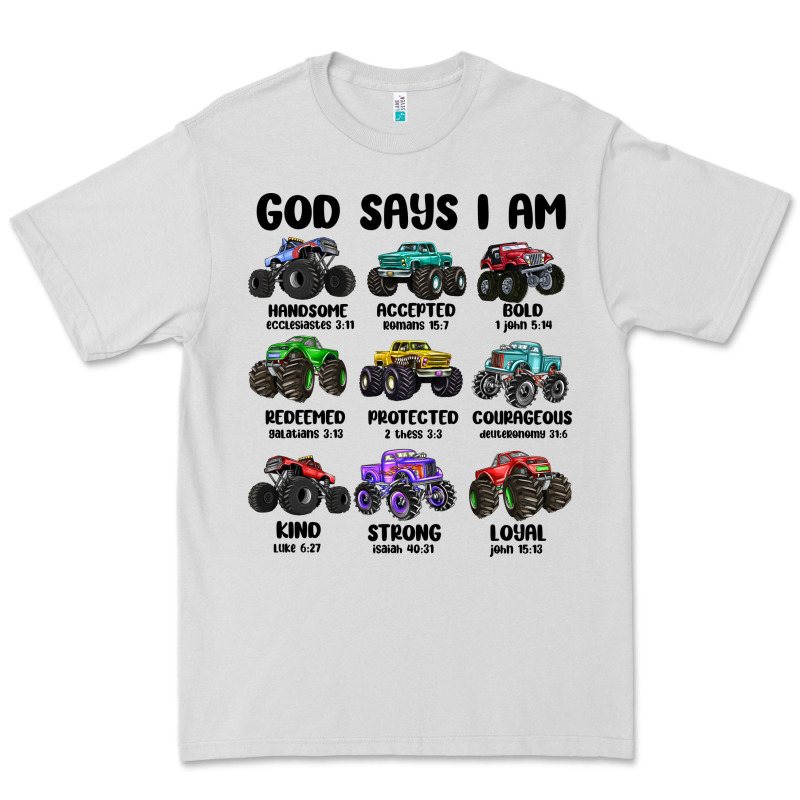 God Says I Am Premium Tee by MaliasSmallBusiness | Teevron