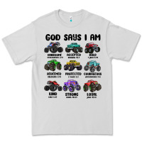 Dove Grey god says i am Premium Tee - MaliasSmallBusiness
