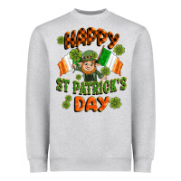 Happy St Patricks Day Heavyweight Sweatshirt | Teevron