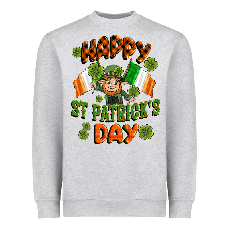 Happy St Patricks Day Heavyweight Sweatshirt by CowGirlArtShop | Teevron