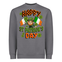 Storm happy st patricks day Heavyweight Sweatshirt - CowGirlArtShop