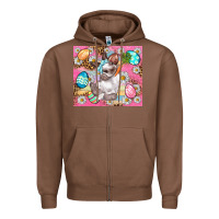 Chestnut Easter Bunny And Egg With Leopard Pattern Tumbler Zipper Hoodie - BundleAndBundleShop