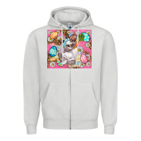 Dove Grey Easter Bunny And Egg With Leopard Pattern Tumbler Zipper Hoodie - BundleAndBundleShop