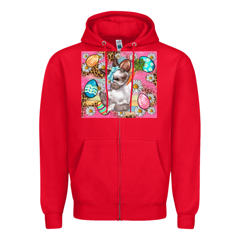 Easter Bunny And Egg With Leopard Pattern Tumbler Zipper Hoodie by BundleAndBundleShop | Teevron