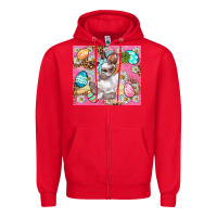 Red Easter Bunny And Egg With Leopard Pattern Tumbler Zipper Hoodie - BundleAndBundleShop