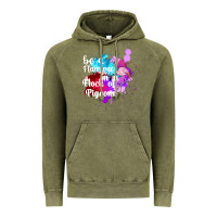 Vintage Olive Be a Flamingo in a Flock of Pigeons Vintage Hoodie - Bettercallsaul