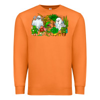 Carrot Spooky Plants Premium Sweatshirt - CowhideDigitalArt