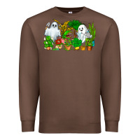 Chestnut Spooky Plants Premium Sweatshirt - CowhideDigitalArt