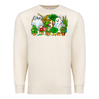 Sandshell Spooky Plants Premium Sweatshirt - CowhideDigitalArt