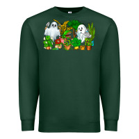 Sports Green Spooky Plants Premium Sweatshirt - CowhideDigitalArt