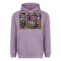 Lavender mardi gras celebration pattern Heavyweight Hoodie - CowhideDigitalArt