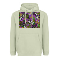Matcha mardi gras celebration pattern Heavyweight Hoodie - CowhideDigitalArt