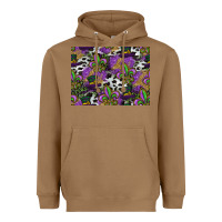 Toasted Coconut mardi gras celebration pattern Heavyweight Hoodie - CowhideDigitalArt