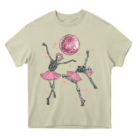 Mossy skeleton ballerina Heavy Core Tee - MaliasSmallBusiness