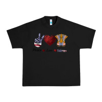 Black Peace Love Veteran Urban Heavy Tee - Bettercallsaul