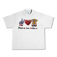 Lunar Rock Peace Love Veteran Urban Heavy Tee - Bettercallsaul