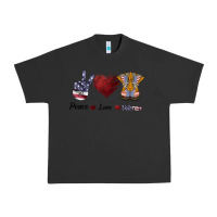 Pigment Black Peace Love Veteran Urban Heavy Tee - Bettercallsaul