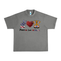 Tornado Peace Love Veteran Urban Heavy Tee - Bettercallsaul