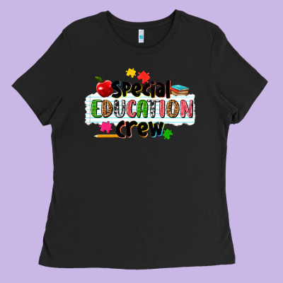 Special Education Crew Ladies Tee Designed By Nancycooperartshop