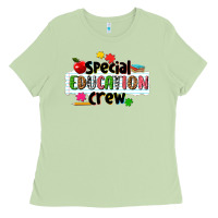 Matcha special education crew Ladies Tee - NancyCooperArtShop