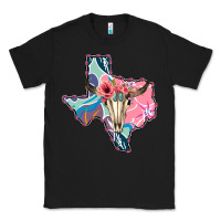 Black Texas Boho Bull Skull Classic Tee - Bettercallsaul