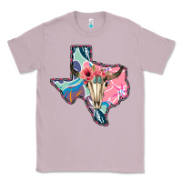Lilac Texas Boho Bull Skull Classic Tee - Bettercallsaul