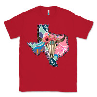 Red Texas Boho Bull Skull Classic Tee - Bettercallsaul