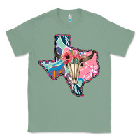 Sage Texas Boho Bull Skull Classic Tee - Bettercallsaul