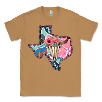 Toasted Coconut Texas Boho Bull Skull Classic Tee - Bettercallsaul