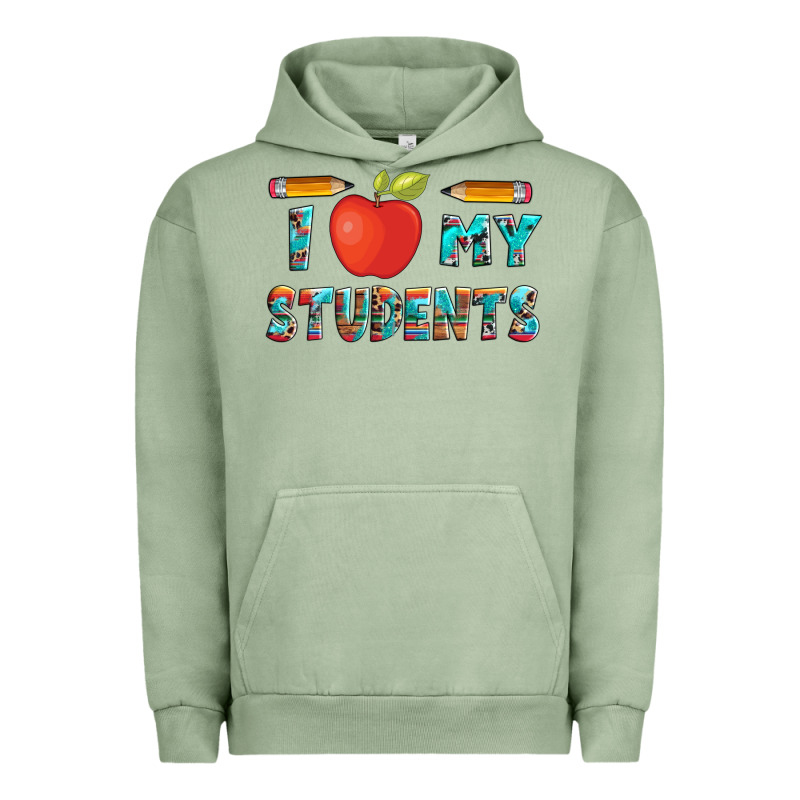 I Love My Students With Pen And Urban Hoodie by Artiststas | Teevron