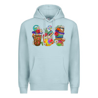 Blue Mist hippie coffee cups bbs Premium Hoodie - BundleAndBundleShop