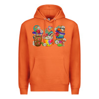 Carrot hippie coffee cups bbs Premium Hoodie - BundleAndBundleShop