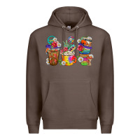 Coffee hippie coffee cups bbs Premium Hoodie - BundleAndBundleShop