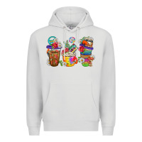 Dove Grey hippie coffee cups bbs Premium Hoodie - BundleAndBundleShop