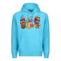 Ocean Blue hippie coffee cups bbs Premium Hoodie - BundleAndBundleShop