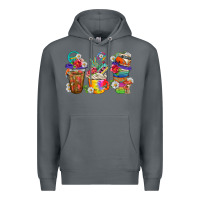 Rock hippie coffee cups bbs Premium Hoodie - BundleAndBundleShop