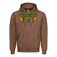 Chestnut Football Dad Zipper Hoodie - BundleAndBundleShop