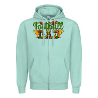 Seafoam Football Dad Zipper Hoodie - BundleAndBundleShop