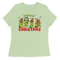 Matcha Pickle Merry Christmas Ladies Tee - MaliasSmallBusiness