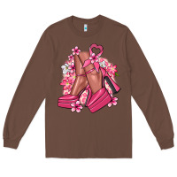 Cancer High Heels Cancer Awareness Long Sleeve Tee | Teevron